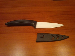 10mm black ceramic knife